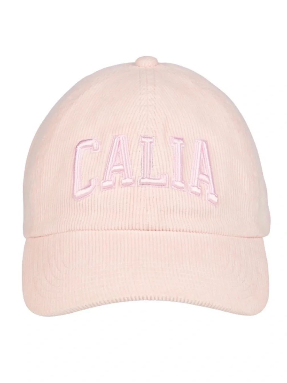 Calia NWT Womens Pastel Pink Corduroy Cap with CALIA Embroidery